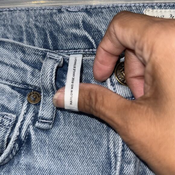 Rag & Bone Women's Jeans Marlow Midrise Ankle Straight Size 25 - Picture 2 of 9